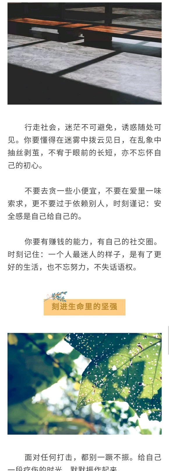 ”一个人的生命，越活越有智慧的7个迹象