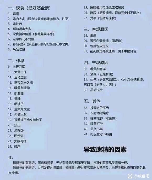 ”戒友们，太频繁的遗精，已经成了滑精，我已经丧失了活着的勇气