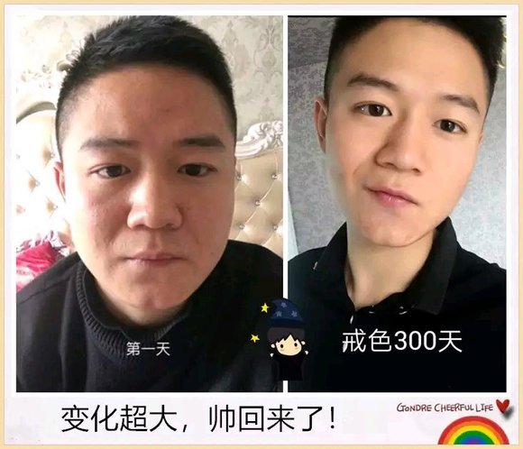 ”请教一下各位戒色成功的兄弟，戒色真的能变好看吗