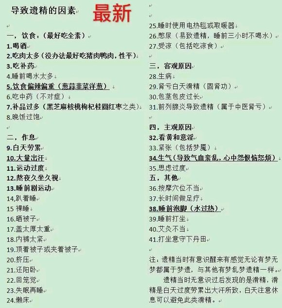 ”已经第四次做春梦遗精了，应该怎么办，我睡下去的时候是吉祥卧的