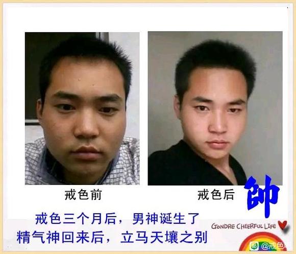 ”百位戒友戒色前后对比图（必看）