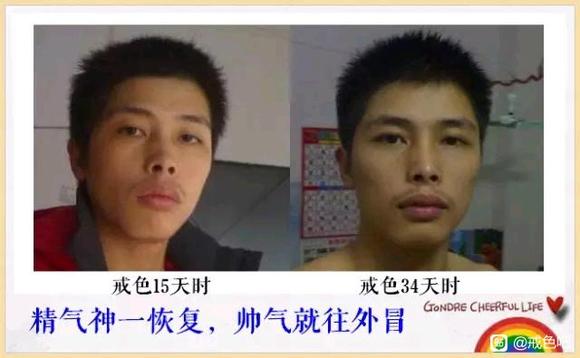 ”百位戒友戒色前后对比图（必看）