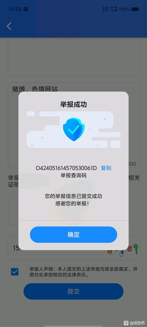”把不好的网站举报掉